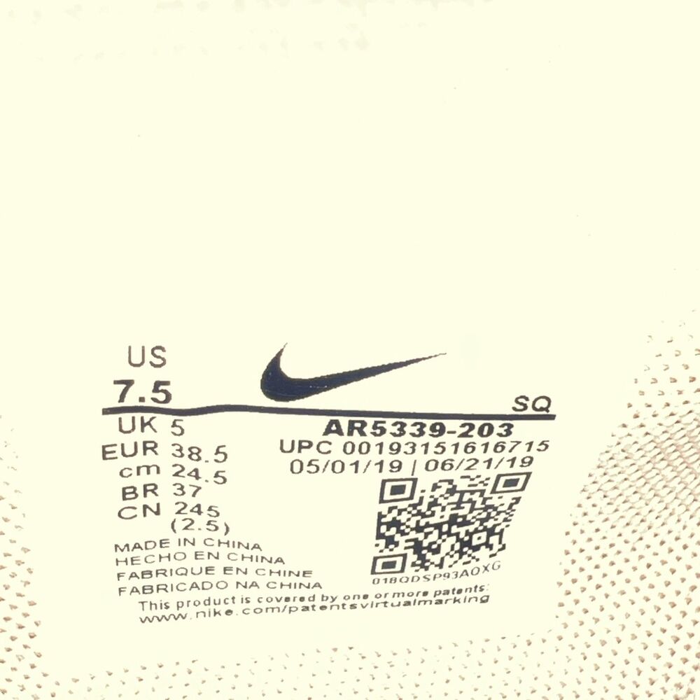 Women’s Nike Air Force 1 Sage Bio Beige (Rose)  Size 7.5 - Picture 2 of 8